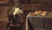 David Teniers Details of Monkeys in a Tavern Spain oil painting reproduction